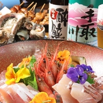 旬食材をふんだんに盛り込んだ飲み放題付き4000円のコースが大人気！