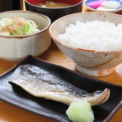 鯖の塩焼or照焼定食