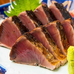 土佐鴨の藁焼き