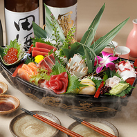 毎日鮮魚２０種類以上！本マグロ料理も充実！