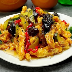 タンスユク(韓国風酢豚)(中)