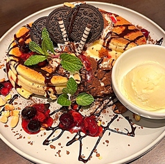 ベリーチョコオレオパンケーキ