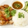 揚げカオマンガイ Hainanese Chicken Rice with Fried chicken
