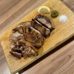 赤城鶏のもも肉一枚焼