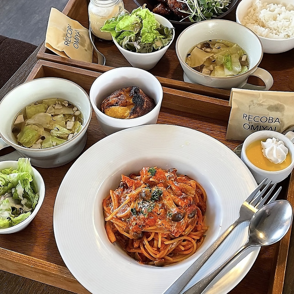 SNSにも映えそうな目にも楽しいランチメニュー！お野菜もたっぷり食べられるので女性に嬉しい♪