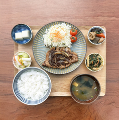 四万十ポークの厚切り上生姜焼き定食