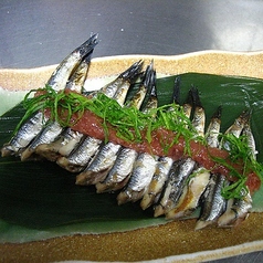 こいわしの梅しそ焼き