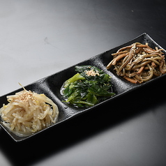 ナムル盛り合わせ/韓国のり