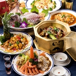 【百花繚乱コース】は全10品10500円→7500円(税抜)！+1000円(税抜)で120分飲み放題♪