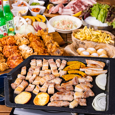 LoveChickenByDanmi ラブチキンのコース写真