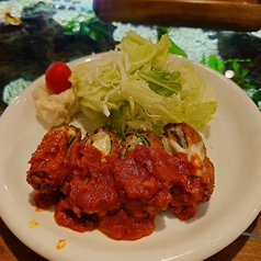 トマトと大葉とチーズのロールトンカツ