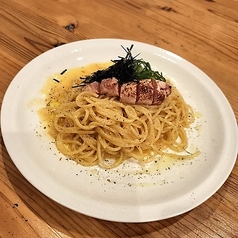 炙りたらこの和風カルボナーラ