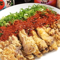 料理メニュー写真 鶏の竜田揚 一味ネギまみれ