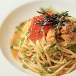 深谷 田中農場ブランド卵使用 【雲丹といくらの濃厚クリームパスタ】　