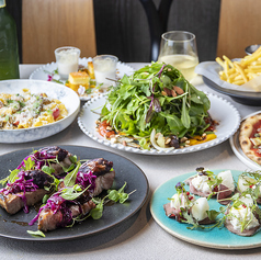 炭火×薪火×レストラン RIDE 品川 天王洲のコース写真
