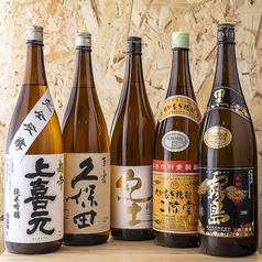 日本酒・焼酎も豊富にラインナップ