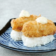 三陸産牡蠣フライ極み寿司(2貫)
