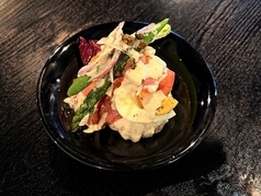 ベーコンとグリル野菜のポテトサラダ