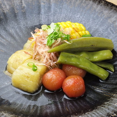 夏野菜の冷しの煮物