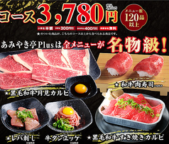 あみやき亭Plus 稲沢店 西尾張中央道沿いのコース写真