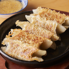 異国の焼き餃子