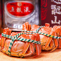 陽澄湖産活け上海蟹は産地証明タグ付きでご用意します