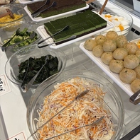 【食べ放題ビュッフェ】サイドメニューも充実