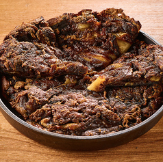 鬼辛豚キムチのまっ黒チヂミ