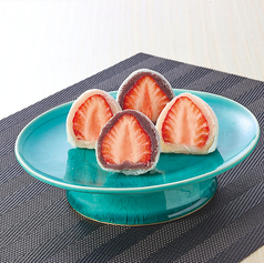 【お店で手作り】フルーツ大福セット[ドリンク付き]