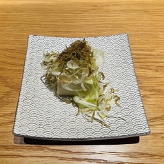 じゃこと白ネギの冷奴