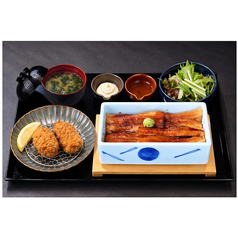 穴子めしと大粒カキフライ定食