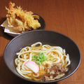 料理メニュー写真&nbsp;甚八うどん(海老天・ごぼう天・牛肉)
