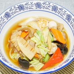 具たくさんあんかけ海鮮湯麺