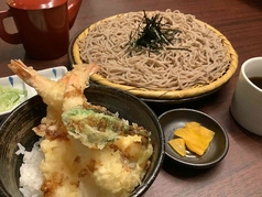 海老天丼＆ざるそばセット