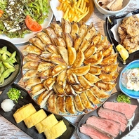 大人気のギョーザ食べ放題♪