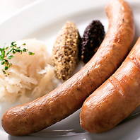 多彩なソーセージメニューをお楽しみください！