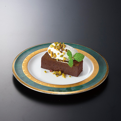 【お店で手作り】ほうじ茶ショコラテリーヌセット[ドリンク付き]