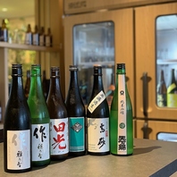 ビールはもちろん、厳選日本酒もご提供