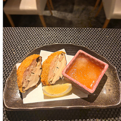 殿様しいたけ肉詰めフライ