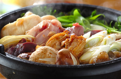 若鶏のすき焼き鍋