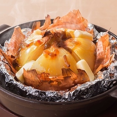 黄金色の焼き玉葱