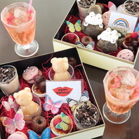 感動のデザート盛★おめでとうやありがとうを伝えよう