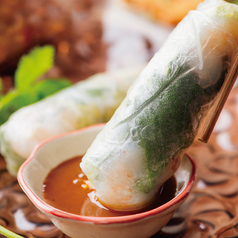 ベトナム料理といえばコレ！えびの生春巻は外せない一品の写真