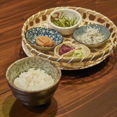 しじみ汁で食べる茶漬けセット