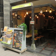 テラス席で優雅にディナー♪