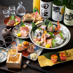 料理人のこだわり、創作海鮮料理