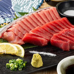 マグロの腹身 断面刺し