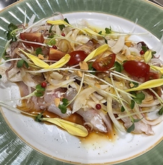 魚介の和風カルパッチョ