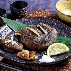 椎茸の炭火炙り
