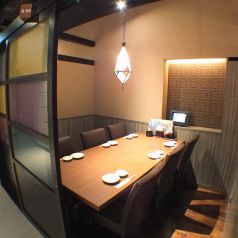 扉が閉まる完全個室【新宿で個室のあるお店をお探しなら北海道へ】